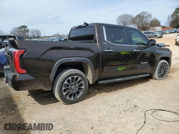 2022 Toyota Tundra Limited z VIN 5TFJA5DB6NX015224, wystawiony jako Copart lot #48236065 z przebiegiem 6 937 mil mil oraz Szkoda całkowita • Salvage title. Historia ofert i sprzedaży dostępna na DreamBid. Obrazek 3.