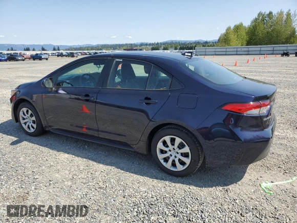 2025 Toyota Corolla LE with VIN 5YFB4MDE7SP265291, listed as a Copart auction lot 54345005 with 1,035 mi miles and Clean Title. Bid and sale history available at carsss.com. Image 2.