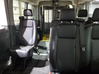 2020 Ford Transit Passenger Wagon XL with VIN 1FBAX2C84LKA34033, listed as a Copart auction lot 41795185 with 47,635 mi miles and Salvage Title. Bid and sale history available at carsss.com. Image 10.