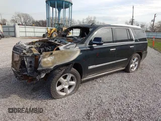 2017 Cadillac Escalade Premium Luxury z VIN 1GYS4CKJ2HR208757, wystawiony jako Copart lot #47760345 z przebiegiem 86 317 mil mil oraz Szkoda całkowita • Salvage title. Historia ofert i sprzedaży dostępna na DreamBid. Obrazek 1.