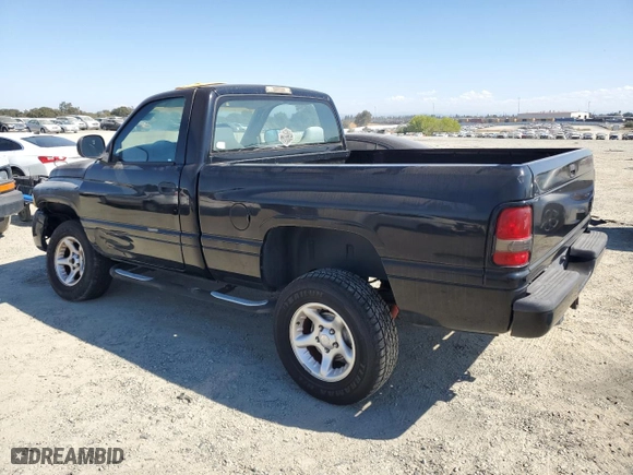 2001 Dodge Ram 1500 with VIN 1B7HF16Y61S186508, listed as a Copart auction lot 74607504 with 105,360 mi miles and Salvage Title. Bid and sale history available at carsss.com. Image 2.
