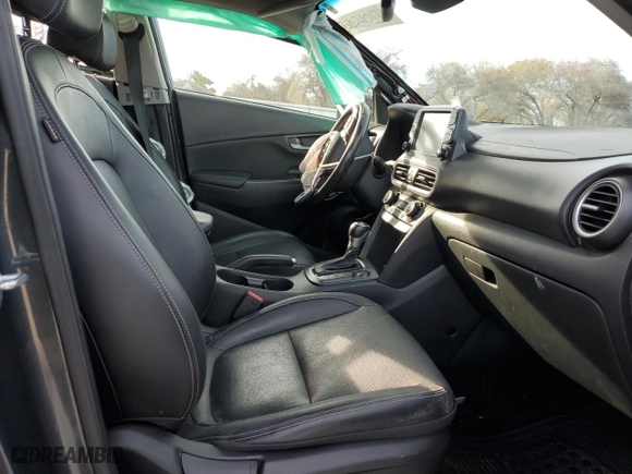 2021 Hyundai Kona Ultimate with VIN KM8K5CA52MU747597, listed as a Copart auction lot 42065025 with 76,236 mi miles and Salvage Title. Bid and sale history available at carsss.com. Image 7.