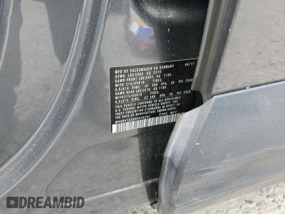 2017 Volkswagen Tiguan S с VIN WVGBV7AX8HK038781, выставлен на аукционе Copart как лот 53607475 с пробегом 71 419 миль миль и Списание • Salvage title. История ставок и продаж доступна на DreamBid. Изображение 12.