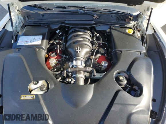 2015 Maserati GranTurismo Sport with VIN ZAM45MMAXF0155477, listed as a Copart auction lot 81116633 with 29,954 mi miles and Salvage title. Bid and sale history available at DreamBid. Image 11.