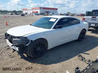 2018 Dodge Charger SXT with VIN 2C3CDXBG3JH284469, listed as a IAAI auction lot 40438653 with 94,215 mi miles. Bid and sale history available at carsss.com. Image 2.