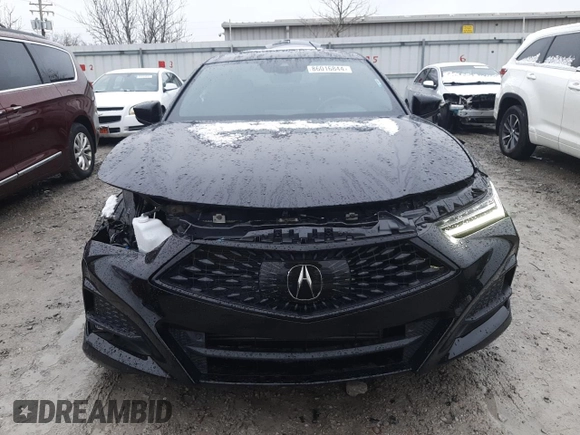 2021 Acura TLX w/A-Spec Package with VIN 19UUB6F50MA011146, listed as a Copart auction lot 86016844 with 26,819 mi miles and Salvage Title. Bid and sale history available at carsss.com. Image 5.