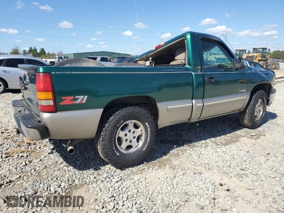 1999 Chevrolet Silverado 1500 LS with VIN 1GCEK14T7XZ130096, listed as a Copart auction lot 75257524 with 0 mi miles and Non Repairable. Bid and sale history available at carsss.com. Image 3.