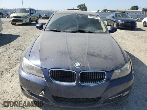 2011 BMW 3 Series 335d with VIN WBAPN7C57BF184057, listed as a Copart auction lot 56023045 with 185,398 mi miles and Clean title. Bid and sale history available at DreamBid. Image 5.