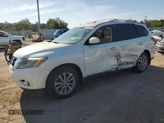 2014 Nissan Pathfinder Platinum with VIN 5N1AR2MN4EC735464, listed as a Copart auction lot 58160465 with 126,762 mi miles and Salvage title. Bid and sale history available at DreamBid. Image 1.