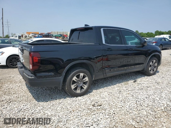 2019 Honda Ridgeline RTL with VIN 5FPYK3F51KB021226, listed as a Copart auction lot 59505175 with 79,010 mi miles and Salvage title. Bid and sale history available at DreamBid. Image 3.
