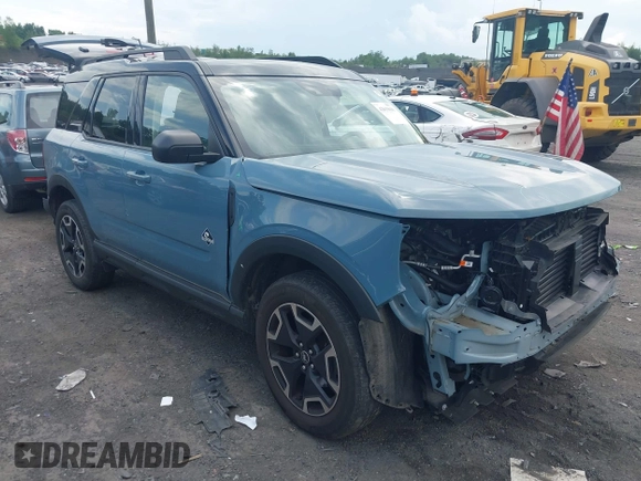 2021 Ford Bronco Sport Outer Banks with VIN 3FMCR9C68MRB15681, listed as a IAAI auction lot 42639690 with 17,061 mi miles and . Bid and sale history available at DreamBid. Image 1.