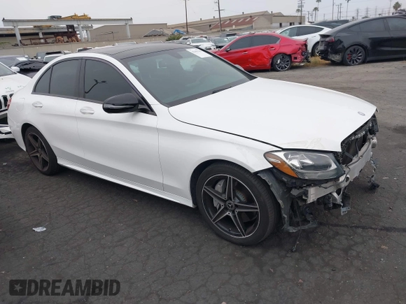 2017 Mercedes-Benz C 300 with VIN 55SWF4KB0HU213945, listed as a IAAI auction lot 42441143 with 100,274 mi miles and . Bid and sale history available at DreamBid. Image 1.