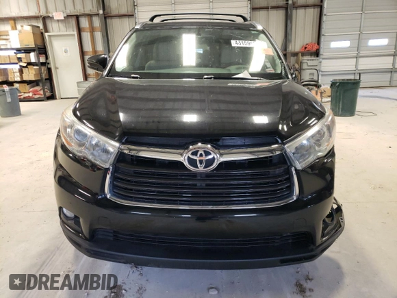 2016 Toyota Highlander XLE with VIN 5TDKKRFH7GS504721, listed as a Copart auction lot 48159524 with 163,737 mi miles and Salvage title. Bid and sale history available at DreamBid. Image 5.