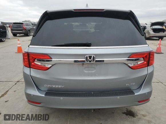 2019 Honda Odyssey Elite with VIN 5FNRL6H93KB000017, listed as a Copart auction lot 45042005 with 93,599 mi miles and Salvage Title. Bid and sale history available at DreamBid. Image 6.