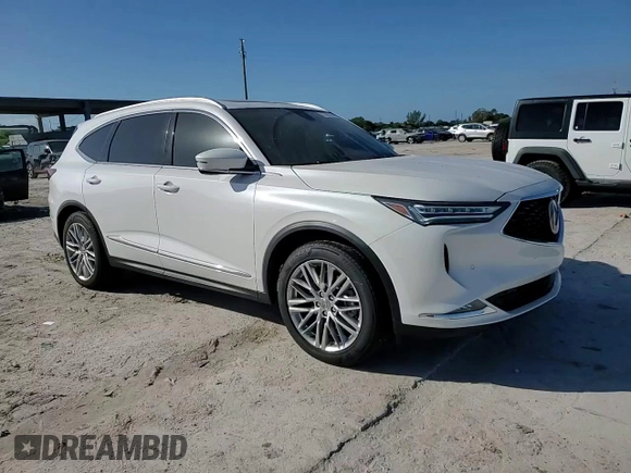 2024 Acura MDX Advance with VIN 5J8YE1H89RL000113, listed as a Copart auction lot 87325524 with 11,533 mi miles and Salvage title. Bid and sale history available at DreamBid. Image 12.