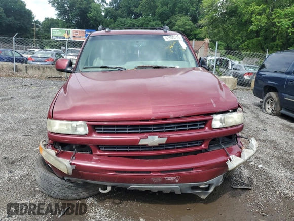 2005 Chevrolet Suburban Z71 with VIN 3GNFK16Z15G148829, listed as a Copart auction lot 61600315 with 172,345 mi miles and Salvage title. Bid and sale history available at DreamBid. Image 5.