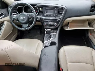 2015 Kia Optima EX with VIN 5XXGN4A7XFG432508, listed as a Copart auction lot 45764675 with Not Provided miles and Salvage Title. Bid and sale history available at DreamBid. Image 8.