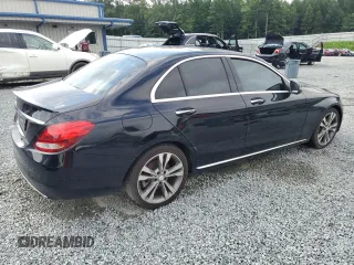 2016 Mercedes-Benz C 300 with VIN 55SWF4JB7GU129184, listed as a Copart auction lot 64310895 with 136,660 mi miles and Salvage title. Bid and sale history available at DreamBid. Image 3.