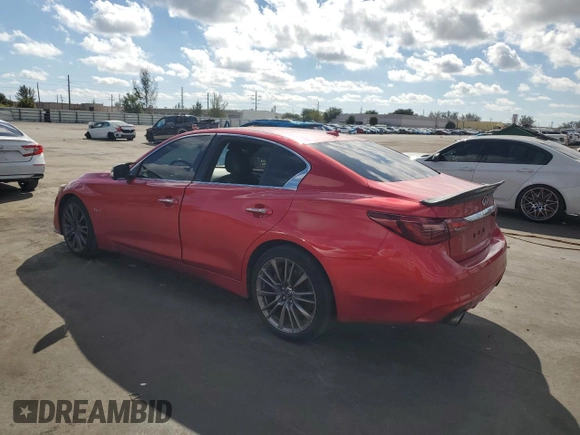 2018 Infiniti Q50 Red Sport 400 с VIN JN1FV7AP8JM460858, выставлен на аукционе Copart как лот 44380875 с пробегом 108 669 миль миль и Списание • Salvage title. История ставок и продаж доступна на DreamBid. Изображение 2.