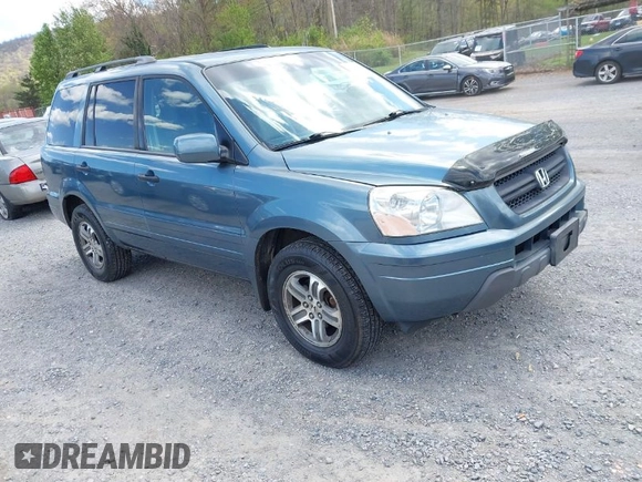 2005 Honda Pilot EX-L z VIN 2HKYF18785H542479, wystawiony jako IAAI lot #42040202 z przebiegiem 345 167 mil mil oraz . Historia ofert i sprzedaży dostępna na DreamBid. Obrazek 1.