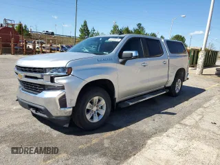 2021 Chevrolet Silverado 1500 LT z VIN 3GCPYDEK8MG100342, wystawiony jako Copart lot #44996614 z przebiegiem 61 726 mil mil oraz Szkoda całkowita • Salvage title. Historia ofert i sprzedaży dostępna na DreamBid. Obrazek 1.
