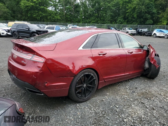 2015 Lincoln MKZ with VIN 3LN6L2G98FR600609, listed as a Copart auction lot 62648325 with 149,238 mi miles and Salvage title. Bid and sale history available at DreamBid. Image 3.