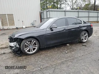 2018 BMW 3 Series 330e iPerformance with VIN WBA8E1C59JA177947, listed as a Copart auction lot 44696215 with 69,231 mi miles and Salvage Title. Bid and sale history available at carsss.com. Image 1.