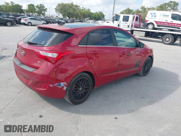 2013 Hyundai Elantra GT with VIN KMHD35LE7DU131935, listed as a IAAI auction lot 42149244 with 191,307 mi miles. Bid and sale history available at carsss.com. Image 4.