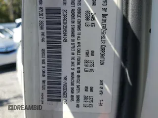 2005 Chrysler 300 with VIN 2C3AA63H35H504149, listed as a Copart auction lot 46455655 with 128,617 mi miles and Salvage Title. Bid and sale history available at carsss.com. Image 13.