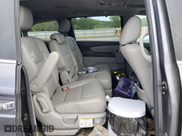 2015 Honda Odyssey EX-L with VIN 5FNRL5H64FB089909, listed as a Copart auction lot 53192035 with 174,909 mi miles and Salvage Title. Bid and sale history available at DreamBid. Image 11.