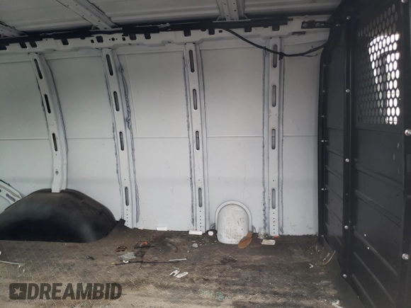 2019 Chevrolet Express Cargo Van with VIN 1GCWGAFG8K1229135, listed as a Copart auction lot 45114855 with 33,244 mi miles and Salvage Title. Bid and sale history available at carsss.com. Image 10.