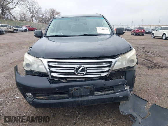2011 Lexus GX 460 with VIN JTJBM7FXXB5021029, listed as a IAAI auction lot 41944230 with 209,722 mi miles. Bid and sale history available at carsss.com. Image 12.