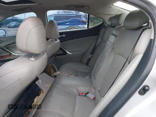 2006 Lexus IS 250 with VIN JTHCK262762003730, listed as a IAAI auction lot 41490307 with 188,002 mi miles and . Bid and sale history available at DreamBid. Image 8.