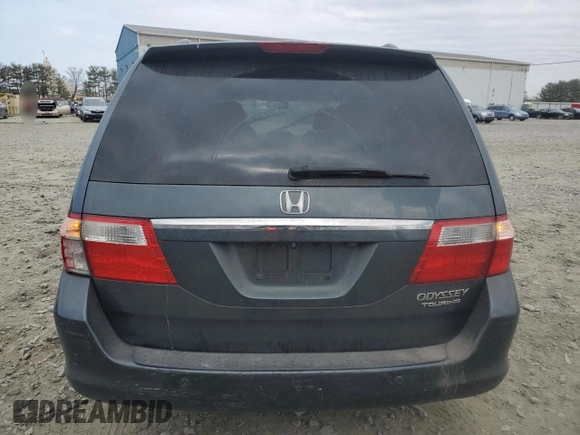 2005 Honda Odyssey TOURING with VIN 5FNRL38845B104056, listed as a Copart auction lot 47698175 with 203,076 mi miles and Salvage Title. Bid and sale history available at carsss.com. Image 6.