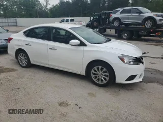 2019 Nissan Sentra SV with VIN 3N1AB7AP2KY278378, listed as a Copart auction lot 51425375 with 137,729 mi miles and Salvage Title. Bid and sale history available at DreamBid. Image 4.