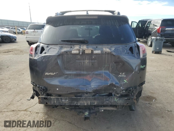 2016 Toyota RAV4 LE with VIN JTMBFREV1GD181614, listed as a Copart auction lot 89213125 with 88,823 mi miles and Salvage Title. Bid and sale history available at DreamBid. Image 6.