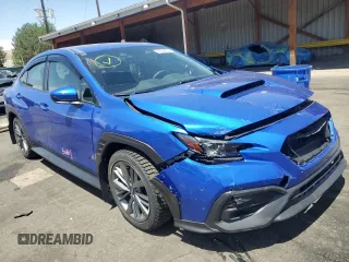 2024 Subaru WRX with VIN JF1VBAB64R9807563, listed as a Copart auction lot 57144225 with 11,692 mi miles and Salvage title. Bid and sale history available at DreamBid. Image 4.