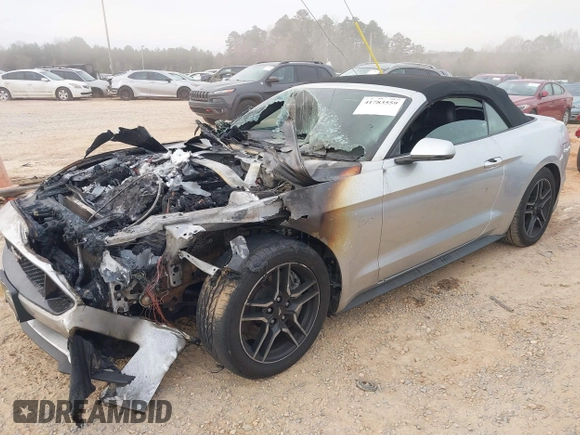 2019 Ford Mustang GT Premium with VIN 1FATP8FF0K5126017, listed as a IAAI auction lot 41783559 with Not Provided miles. Bid and sale history available at carsss.com. Image 2.