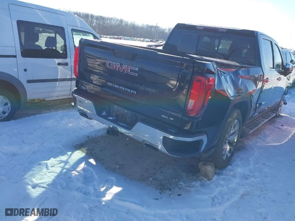 2019 GMC Sierra 1500 SLT with VIN 3GTU9DED9KG277755, listed as a IAAI auction lot 41307251 with 63,503 mi miles. Bid and sale history available at carsss.com. Image 4.