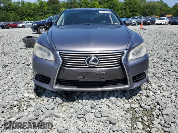 2013 Lexus LS 460 with VIN JTHBL5EF9D5113902, listed as a Copart auction lot 58020065 with 234,478 mi miles and Salvage title. Bid and sale history available at DreamBid. Image 5.