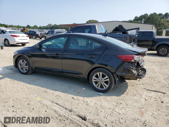 2017 Hyundai Elantra SE with VIN KMHD84LF0HU433030, listed as a Copart auction lot 59185345 with 77,776 mi miles and Salvage title. Bid and sale history available at DreamBid. Image 2.
