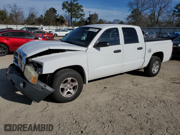 2005 Dodge Dakota SLT with VIN 1D7HE48K35S189245, listed as a Copart auction lot 86181604 with 209,727 mi miles and Clean Title. Bid and sale history available at DreamBid. Image 1.
