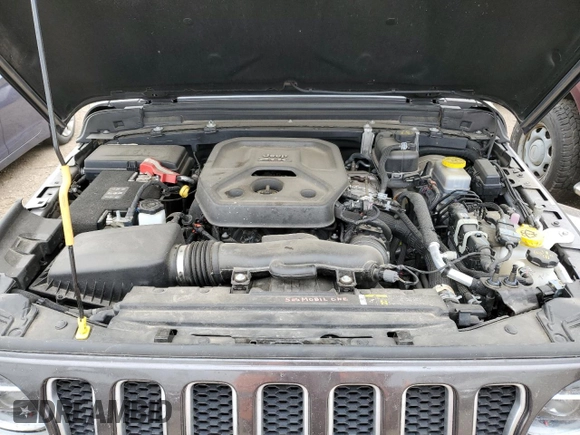 2018 Jeep Wrangler Unlimited Sahara with VIN 1C4HJXEN7JW295223, listed as a Copart auction lot 57385265 with 29,662 mi miles and Salvage title. Bid and sale history available at DreamBid. Image 11.