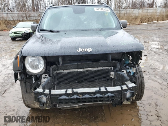 2020 Jeep Renegade Limited with VIN ZACNJBD18LPM05133, listed as a Copart auction lot 47178135 with 96,181 mi miles and Salvage title. Bid and sale history available at DreamBid. Image 5.