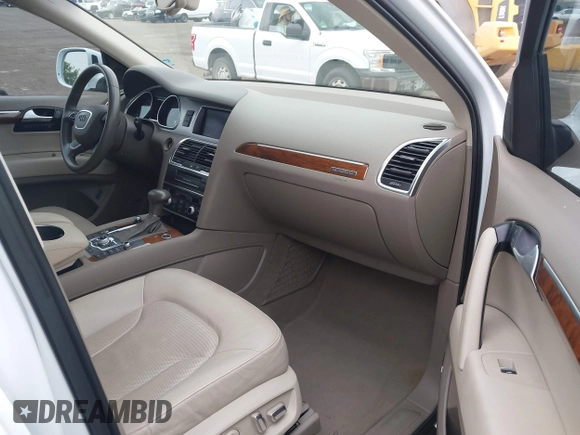 2013 Audi Q7 S line Prestige z VIN WA1DGAFE4DD016670, wystawiony jako IAAI lot #42201459 z przebiegiem 83 278 mil mil oraz . Historia ofert i sprzedaży dostępna na DreamBid. Obrazek 5.