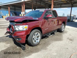 2022 Ram 1500 Big Horn z VIN 1C6RREBG5NN451723, wystawiony jako Copart lot #47541405 z przebiegiem 25 684 mil mil oraz Nie do naprawy • Non repairable. Historia ofert i sprzedaży dostępna na DreamBid. Obrazek 1.