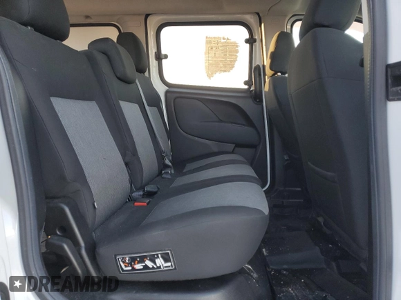 2017 Ram ProMaster City Cargo Van Tradesman SLT with VIN ZFBERFBB1H6D57683, listed as a Copart auction lot 87460824 with 96,820 mi miles and Salvage Title. Bid and sale history available at carsss.com. Image 11.