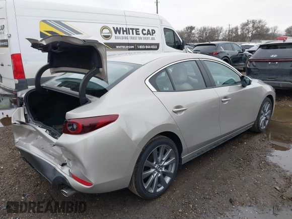 2025 Mazda 3 S Preferred with VIN JM1BPACM6S1768801, listed as a IAAI auction lot 41417279 with 1,273 mi miles and . Bid and sale history available at DreamBid. Image 4.