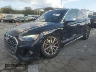 2023 Audi SQ5 Premium Plus with VIN WA1B4AFY8P2020909, listed as a Copart auction lot 74684454 with 41,841 mi miles and Salvage Title. Bid and sale history available at carsss.com. Image 1.