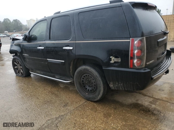 2008 GMC Yukon Denali with VIN 1GKEC63888J161093, listed as a Copart auction lot 46174865 with 0 mi miles and Salvage Title. Bid and sale history available at carsss.com. Image 2.
